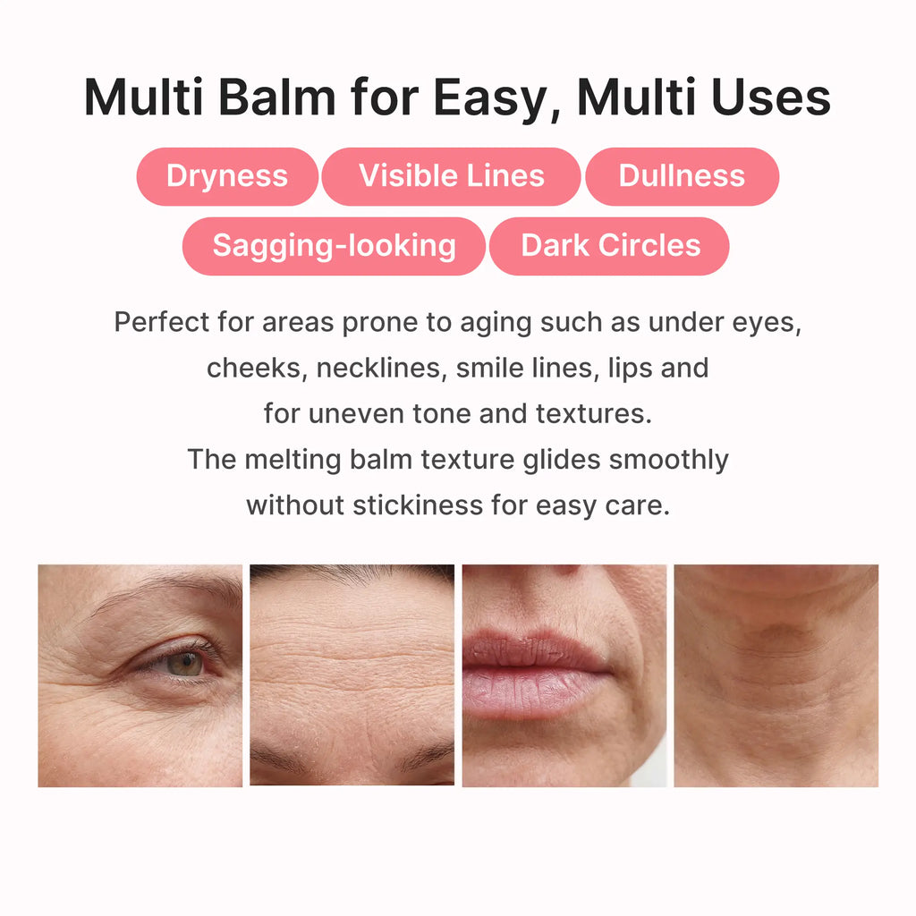 Revitalize Your Skin with Medicube's PDRN Pink Collagen Volume Multi Balm - The Ultimate Anti-Aging Solution for Youthful Radiance, Fine Line Reduction, and All-in-One Care for Under-Eyes, Neck, Forehead, Smile Lines, and Lips