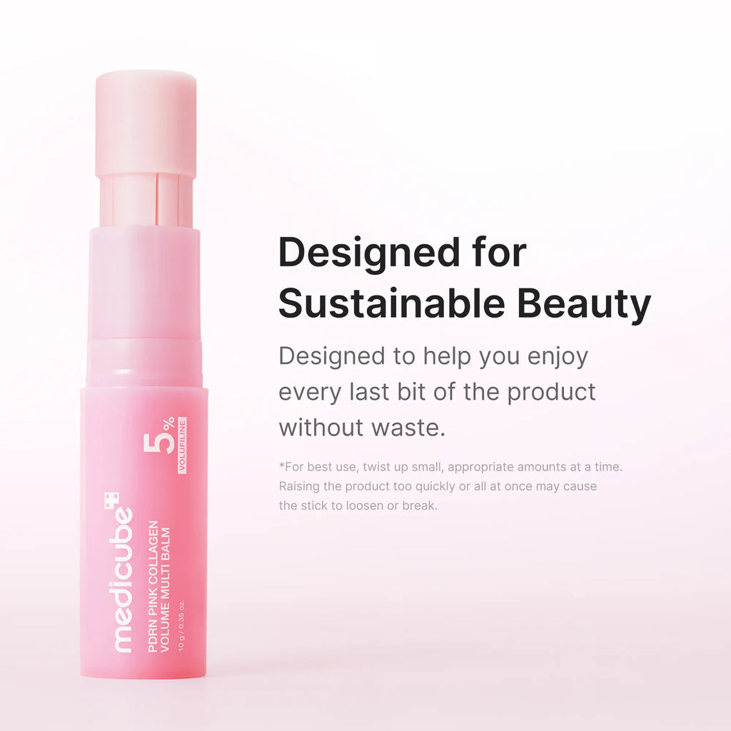 Revitalize Your Skin with Medicube's PDRN Pink Collagen Volume Multi Balm - The Ultimate Anti-Aging Solution for Youthful Radiance, Fine Line Reduction, and All-in-One Care for Under-Eyes, Neck, Forehead, Smile Lines, and Lips